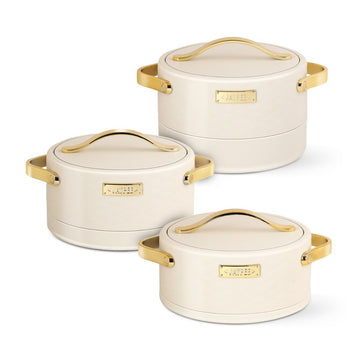 Jaypee Luxura Casserole 3 Pcs Set | White