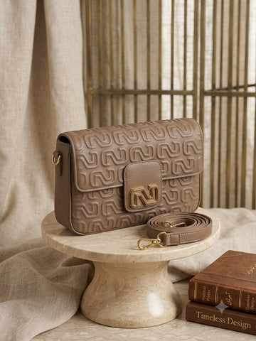 Downtown Shoulder Bag - Taupe