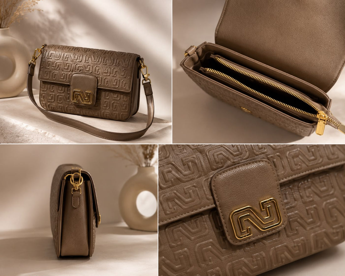 Downtown Shoulder Bag - Taupe