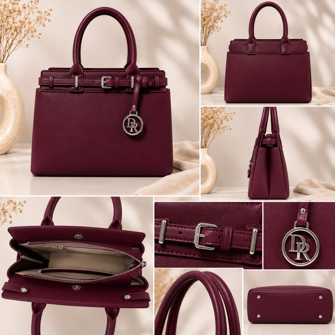 Nomad Tote Bag – Burgundy