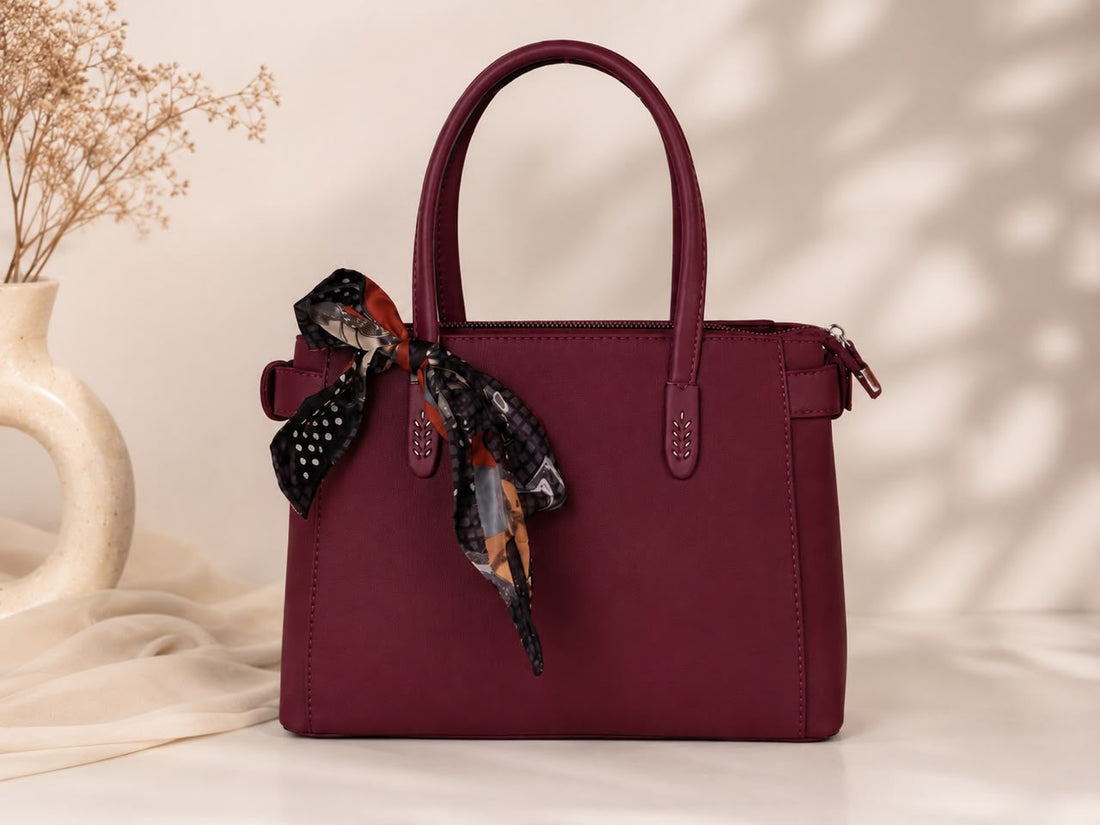 Weekend Tote Bag – Burgundy