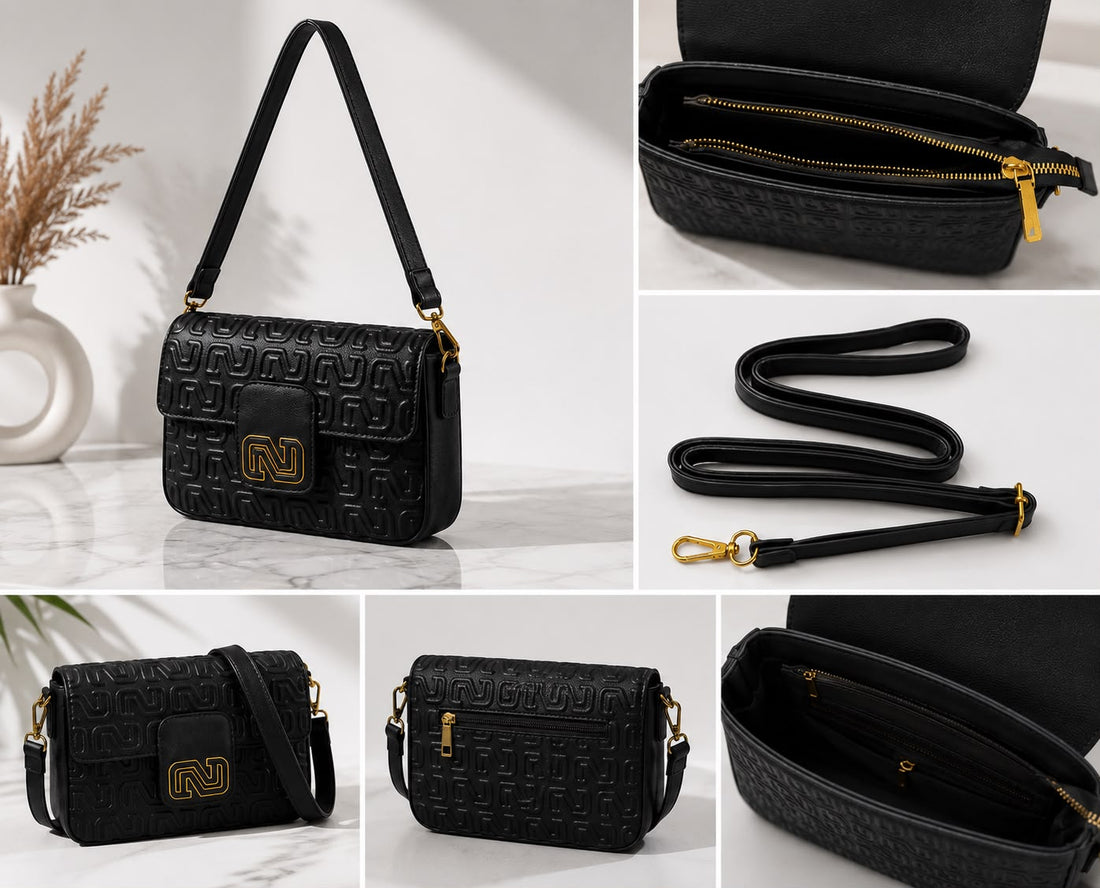 Downtown Shoulder Bag - Black