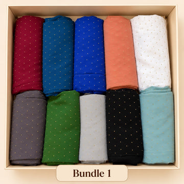 10 - Piece Stone Hijab Bundle 1