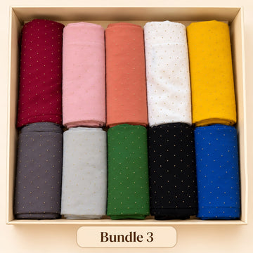 10 - Piece Stone Hijab Bundle 3