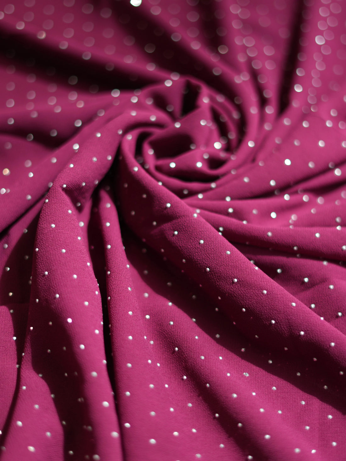 Mehroon Silver | Stone Hijab
