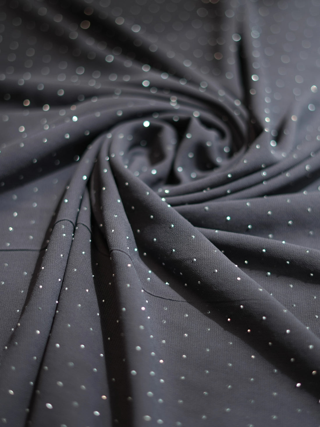 Dark Grey Silver | Stone Hijab
