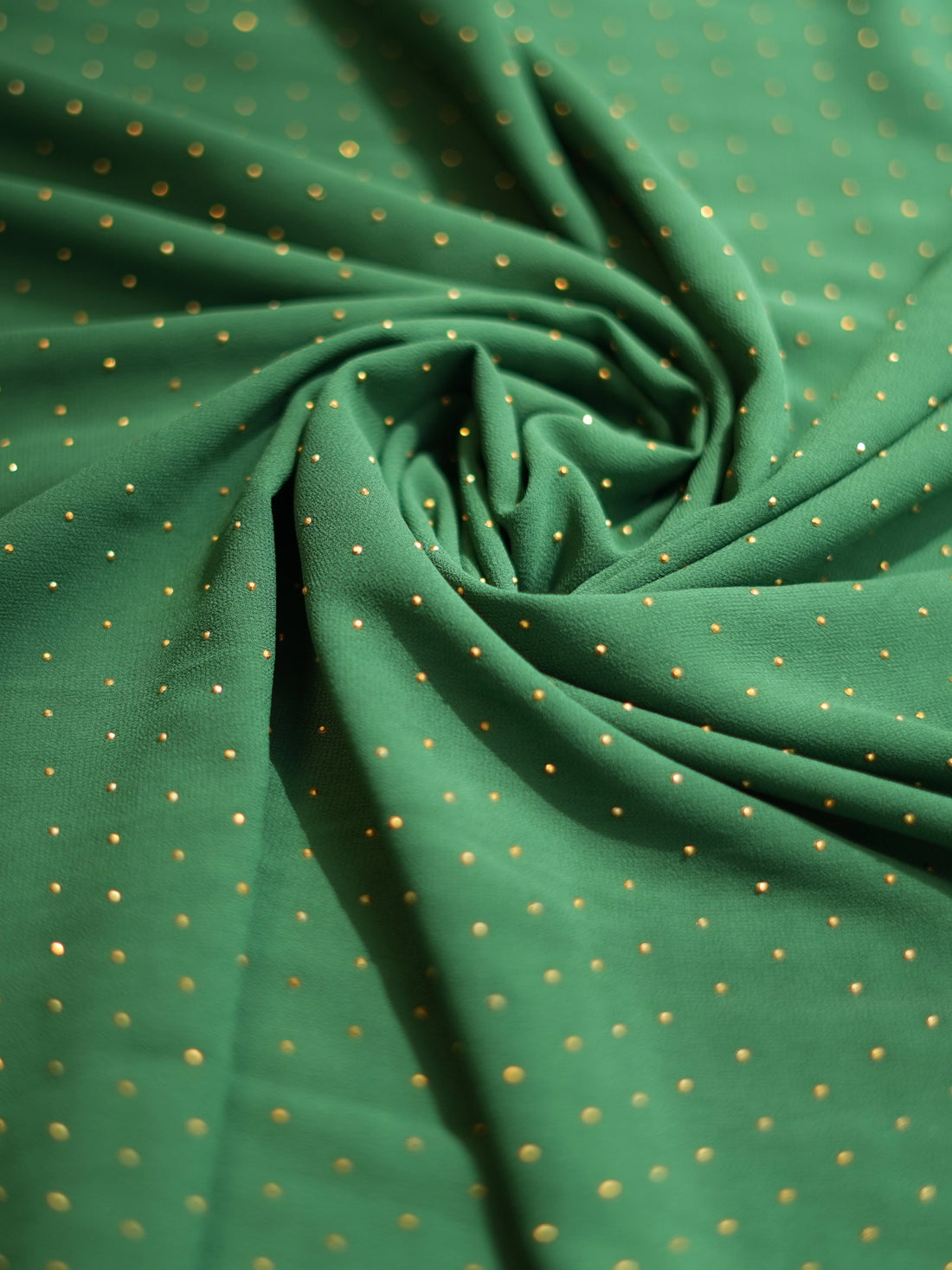 Dark Green Golden | Stone Hijab