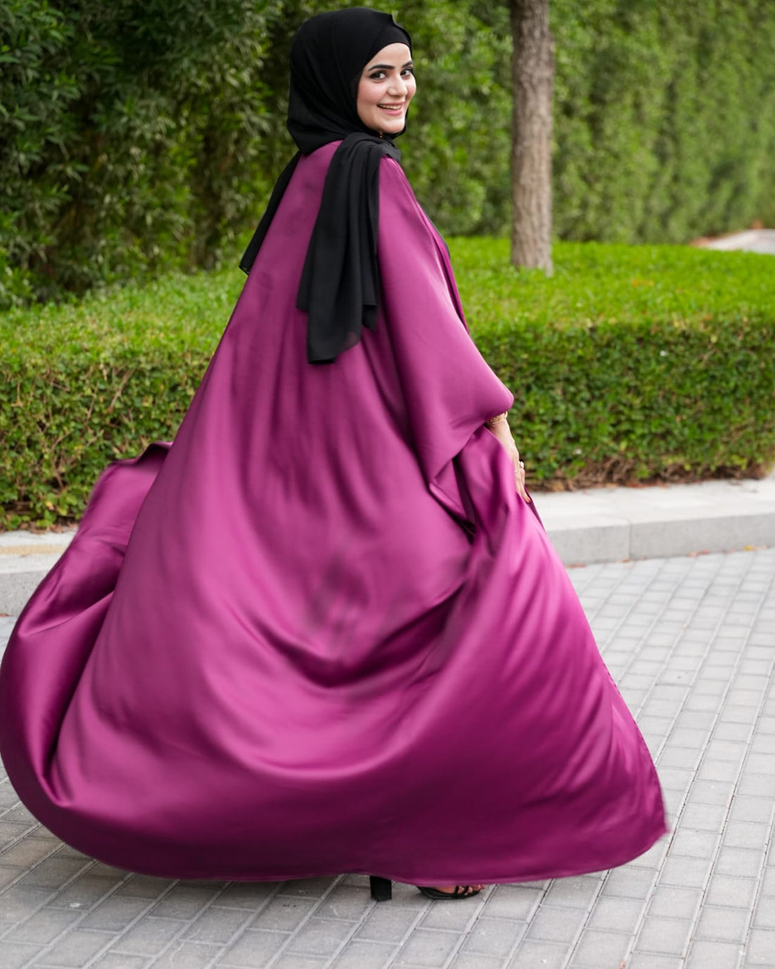 Aseela Abaya + Any Color Hijab