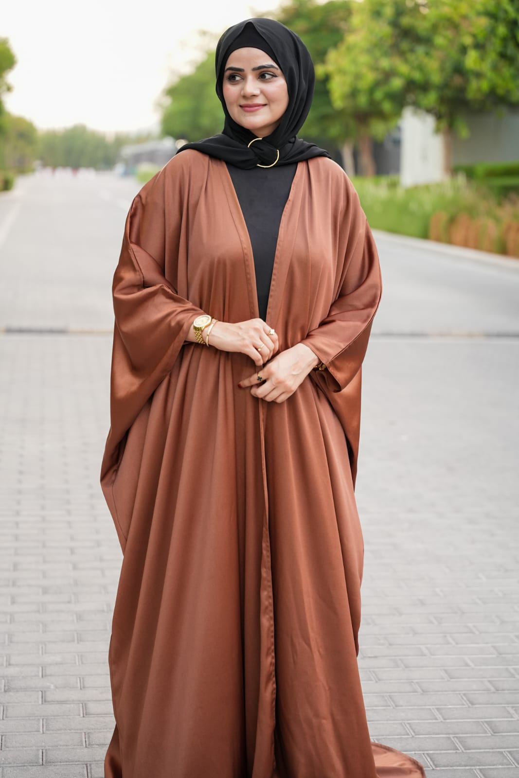 Aseela Abaya + Any Color Hijab