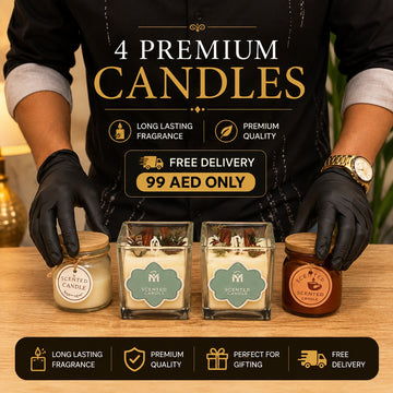 4-Piece Premium Scented Candle Bundle