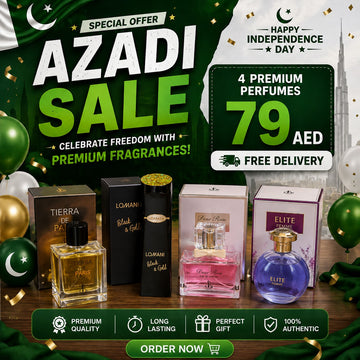 Azadi Sale 4-Piece Premium Perfume Bundle