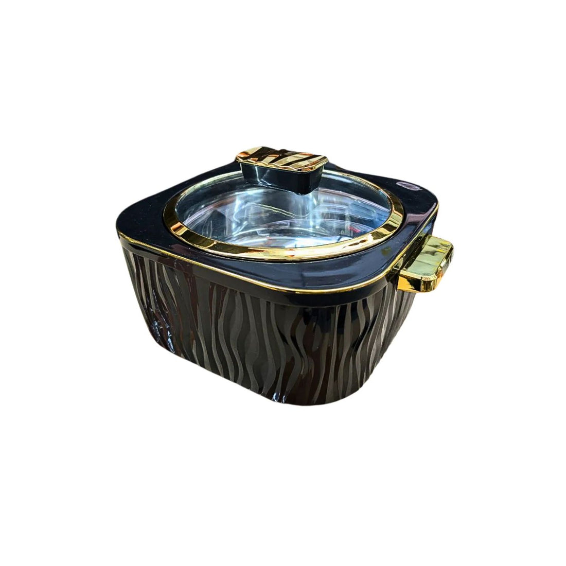 Jaypee Crinkle Klass Casserole 3Pcs Set | Black