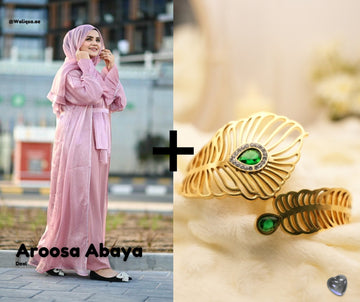 Aroosa Abaya & Cuff