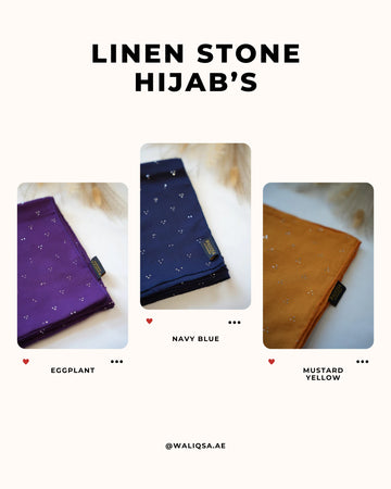 Mix & Match Any 3 Linen Stone Hijab's